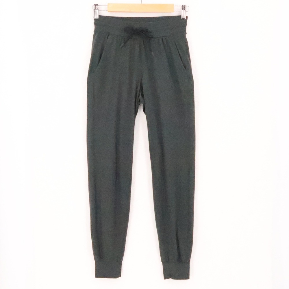 Athleta Uptempo Jogger Pants Womens Size XXS Charcoal Gray Activewear Yoga Gym